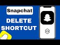 How To DELETE Snap Shortcut | Delete Snapchat Shortcuts | 2024