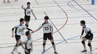 中央大学vs早稲田大学 関東大学バレー男子1部リーグ 2018 春季 2セット目 Japan volleyball