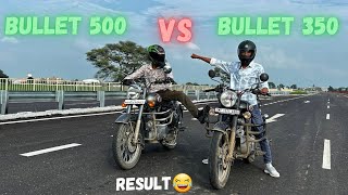 Royal Enfield Old Bullet 350 Vs Old Bullet 500 Drag Race🥵🔥