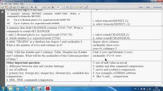 Class 12 IP MySQL Numeric Functions, Select, Alter, Update Questions and Answers Revisions