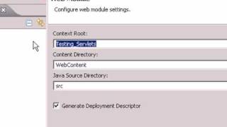 Servlet development using Eclipse and Tomcat