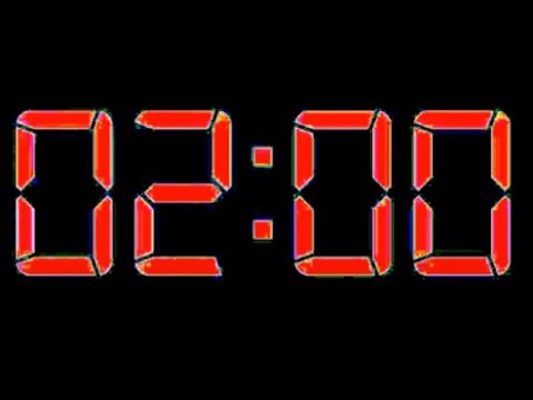 2 Minutes Timer 120 Seconds Time Timer Countdown Youtube
