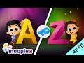 ইংরেজি বর্ণ | A to Z | Alphabet song in Bengali | Bengali Rhymes For Children | Moople TV Bangla