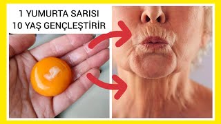 BİR YUMURTA SARISI İLE İNANILMAZ SONUÇ - İŞTE 10 YAŞ GENÇLEŞTİREN MASKE TARİFİ