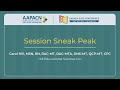 AAPACN 2023 Conference Breakout Session Sneak Peek with Carol Hill