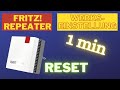 Fritz! Repeater 1200 AX Werkseinstellungen - Zurücksetzen