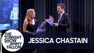Jessica Chastain Shows Jimmy What It's Like to Play the Female Role