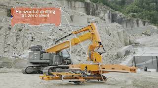 Marini Srl - GIRAFFA 360° HV hydraulic quarry drill