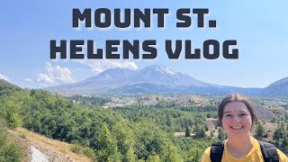 MOUNT ST HELENS VLOG | Hummocks Trail - Coldwater Lake - Hiking, Swimming, \u0026 Views