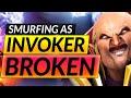 How to RANK UP with EVERY HERO - BROKEN INVOKER SMURF ANALysis and Tips - Dota 2 Guide