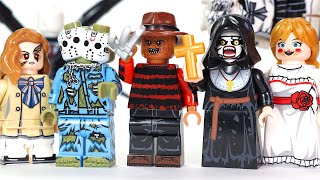 LEGO Halloween Movie | Horror Flim | Freddy vs Jason | M3GAN | Annabelle Unofficial Lego Minifigures