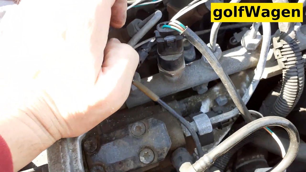 Vauxhall Opel Vivaro Fuel Pressure Sensor Replacement - YouTube