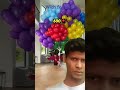 কতো গুলো বেলুন দিয়ে কুকুরটাকে এড়াতে পারে balloon funny genderreveal birthday virelshorts