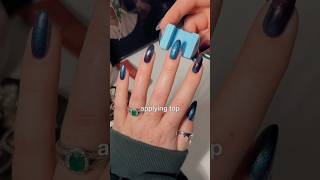 how to have the most attractive nails👀🧲💅🏻#nailpolish #nailart #diynails #magnetic  #nailtutorial