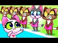 🔴OH NO! Where Is My Mommy?! Real Cat VS Copycat || Purr-Purr Stream