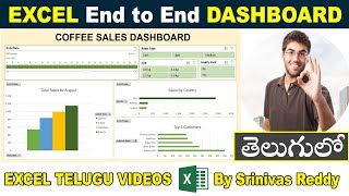 EXPERT LEVEL Excel Dashboard Design in Telugu!