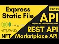 Express Static File, Template, Folder & Data | How To use Express Js Static Website Template | #api