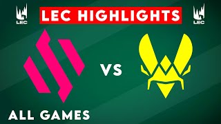 BDS vs VIT ALL GAMES Highlights | LEC 2025 Winter Playoffs | Team BDS vs Team Vitality by Onivia