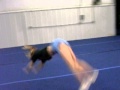 Cheerleading practice // tumbling // warming up my full