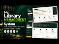 Build a Library Management System Using React.js | MERN Stack Full-Stack Project (2026)