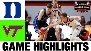 #7 Duke vs Virginia Tech Highlights | NCAA Men's Basketball | 2024 College Baske