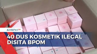 BPOM Pekanbaru Gerebek Gudang Kosmetik Ilegal, 40 Dus Barang Disita