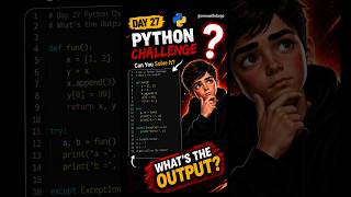 Can You Beat This Python Logic Puzzle? 🐍 #python #coding #shorts #27