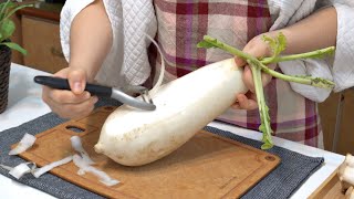 素食家常菜料理│白蘿蔔和杏鮑菇還是這種作法最好吃，簡單又好吃，無須廚藝，比買的還要好吃下飯 │Vegan Recipe │EP200