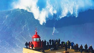 10 Monster Waves CAUGHT ON CAMERA