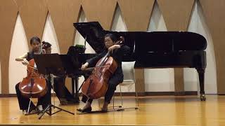 Concerto for 2 cellos RV 531 Mov. 1 \u0026 2 (Vivaldi) 2018-1-19