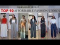 It's not just SHEIN! Top 10 Affordable Fashion Stores. Look good on a budget