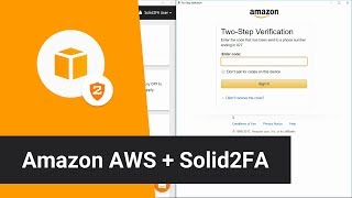 Amazon AWS + Solid2FA — Secure 2-Step Login for your Amazon AWS Account