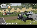 Covering BUNKER SILO and baling HAY | Ebsdorfer Heide | Farming Simulator 19 | Episode 7