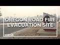 Evacuation center at Riverside High School provides shelter for those displaced by Oregon Road Fire