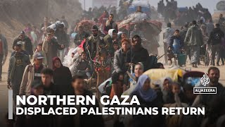 Gaza Ceasefire: Thousands of Displaced Palestinians Return to Northern Gaza