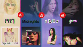 1989 🆚️ Midnights 🆚️ Sour 🆚️ Guts | Album Battle