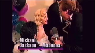 ET report on Oscars 1991 (Madonna and Michael Jackson)