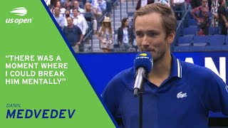 Daniil Medvedev On-Court Interview | 2021 US Open