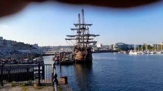 three masters and Spanish gallions in Plymouth for priate weekend Arrrr more rum