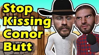 Ariel Helwani tells Cowboy Cerrone To Stop Kissing Conor McGregor BUTT