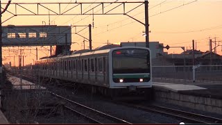 水戸線E501系759M　川島駅発車　(60fps)