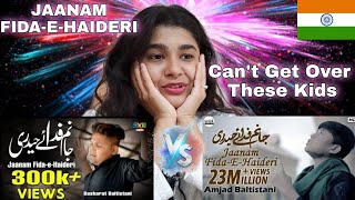 Indian Reaction | Jaanam Fida-e-Haideri | Mola Ali Manqabat |Basharat Baltistani vs Amjad Baltistani