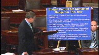 Chairman Conrad's Floor Speech on Budget Control Act