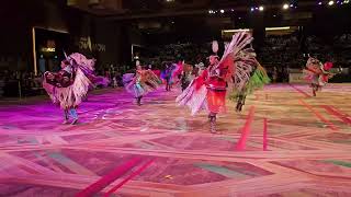 Jr. Womens Fancy Shawl @ Pechanga Powwow 2025 | Sunday Evening Contest | songs #1 \u0026 #2