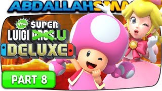 New Super Luigi U Deluxe - Peach's Castle 100% Walkthrough Part 8 (Nintendo Switch)