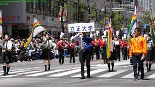 [4K] 第十一回銀座柳まつりゴールデンパレード 立正大学吹奏楽部