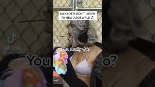 ALLY LOTTI talks about not being able to listen to JUICE WORLD 🌍 new MUSIC 🎶