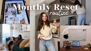 MONTHLY RESET: Getting Ready for March, Vision Board, Cleaning, Planning!