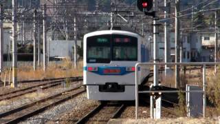 秩父鉄道　6000系　急行「秩父路」　寄居駅を出発