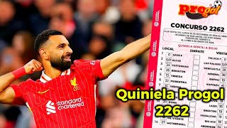 Tips de la Quiniela Progol 2262 Especial 2025!! 3515$ PESOS DE PREMIO!! REVANCHA PROGOL ⚽